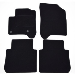 Velour car mats for Citroen C3 Picasso 2008-2017 4pcs