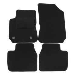 Velour car mats for Citroen C4 Cactus 2013-2021 4pcs