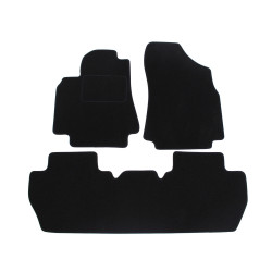 Velour car mats for Citroen Berlingo /Peug. Partner II 2008-2014 3pcs