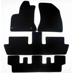 Velour car mats for Citroen C4 Grand Picasso 7 places 2006-2013 4pcs