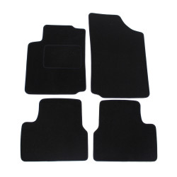 Velour car mats for Citroen C-3 2002-2009 4pcs