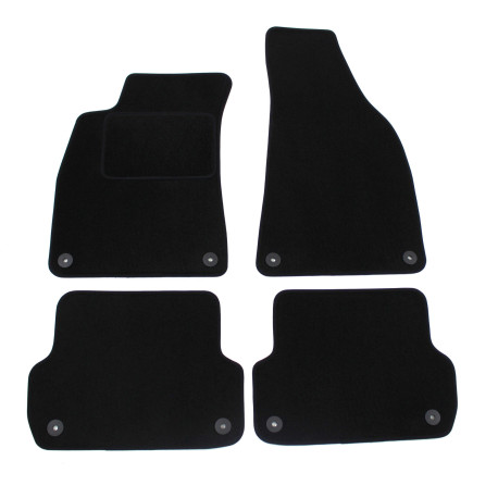 Za specifičen model Velour car mats for Audi A4 B6 / B7 2004-2008 4pcs | race-shop.si