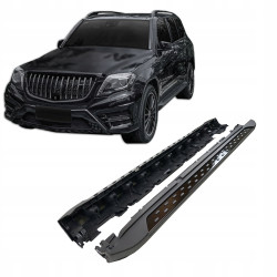 Side steps for Mercedes GLK 2009-2016 (Black)