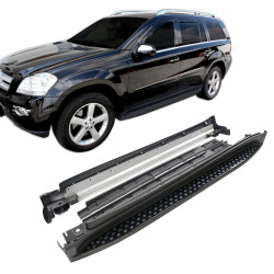 Side steps for Mercedes X164 GL 450 2007-2013 (Black)