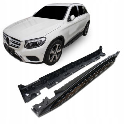 Side steps for Mercedes GLC X253 / Coupe 2015-2022 (Black)