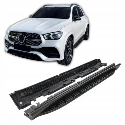 Side steps for Mercedes GLE W167 2019-up (Black)