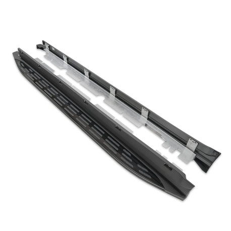 Side steps and rails Side steps for Mercedes GLB X247 2019-up OE style (Black) | race-shop.si