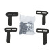 Side steps and rails Stainless steel side bars for Ford Transit Custom 2013-2023 (Black) | race-shop.si
