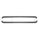 Side steps and rails Stainless steel side bars for Ford Transit Custom 2013-2023 (Black) | race-shop.si