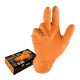 Rokavice Grippaz 246 Protišmykové nitrilové rukavice oranžové veľkosť L/9 - 50ks | race-shop.si
