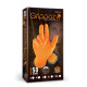Rokavice Grippaz 246 Protišmykové nitrilové rukavice oranžové veľkosť L/9 - 50ks | race-shop.si