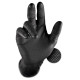 Rokavice Grippaz 246A Protišmykové nitrilové rukavice čierne veľkosť M/8 - 50ks | race-shop.si