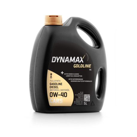 Motor oils Motorový olej DYNAMAX GOLDLINE FS 0W40 5 L | race-shop.si