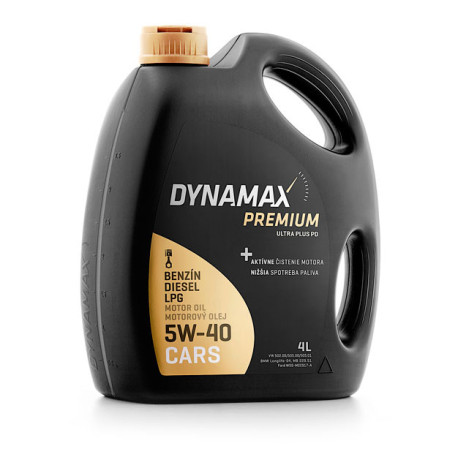 Motor oils Motorový olej DYNAMAX PREMIUM ULTRA PLUS PD 5W40 4 L | race-shop.si