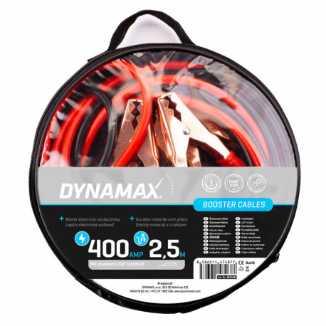 Polnilniki akumulatorjev DX STARTOVACIE KABLE 400A 2,5m | race-shop.si