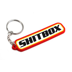 PVC rubber keychain "Shitbox"