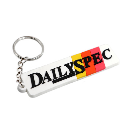 Ključavnice PVC rubber keychain "Dailyspec" | race-shop.si