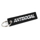 Ključavnice Jet tag keychain "ANTISOCIAL" | race-shop.si