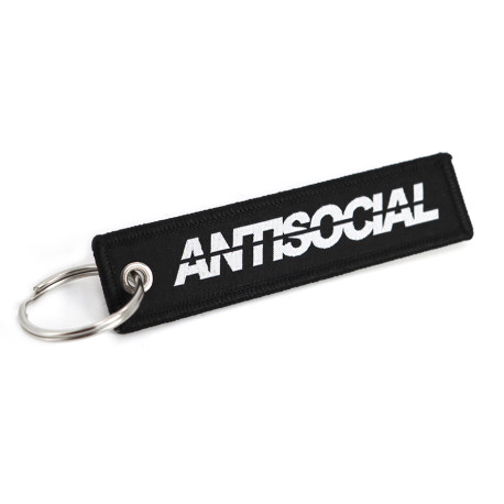 Ključavnice Jet tag keychain "ANTISOCIAL" | race-shop.si