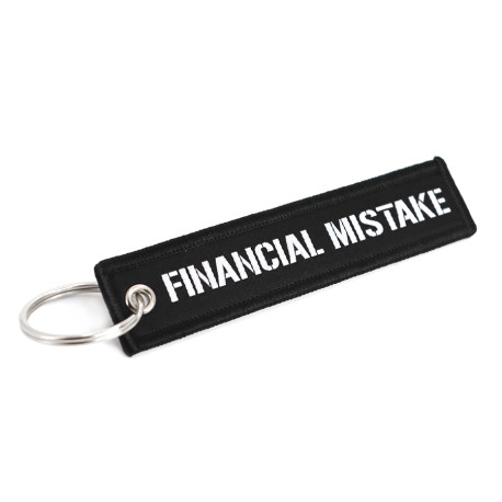 Ključavnice Jet tag keychain "Financial Mistake" | race-shop.si