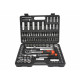 Outlet 1/2 and 1/4 Socket Set with Ratchets, Adapters and Extensions, 108 pcs POŠKODOVANA | race-shop.si