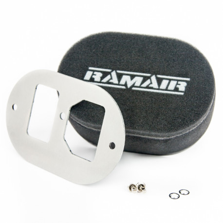 Zračni filtri za uplinjače Filter za dvojni dovodni sistem uplinjača RAMAIR za GM Varajet II | race-shop.si