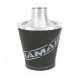 Univerzalni zračni filtri Univerzalni Športni sistem za dovod zraka Ramair with ALU inlet (black/ silver) | race-shop.si