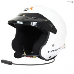 Čelada Turn One Jet-RS s homologacijo FIA 8859-2015, Hans z intercom sistemom