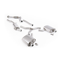 Milltek Cat-back exhaust for Audi A4 2.0 TFSI Quattro Saloon/Avant (B9.5) 2021+ - Normal