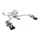 Izpušni sistemi Milltek Milltek Cat-back exhaust resonated for Audi A6 3.0TFSI V6 (C7.5) (non-GPF) 2015-2018 - Cerakote black tips | race-shop.si
