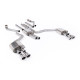 Milltek Cat-back exhaust resonated for Audi A6 3.0TFSI V6 (C7.5) (non-GPF) 2015-2018 - Polished tips