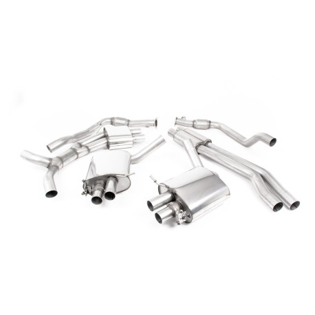 Izpušni sistemi Milltek Milltek Cat-back exhaust resonated for Audi RS5 2.9 V6 Turbo Coupe (B9.5) (non-GPF) 2019+ - Cerakote black tips | race-shop.si
