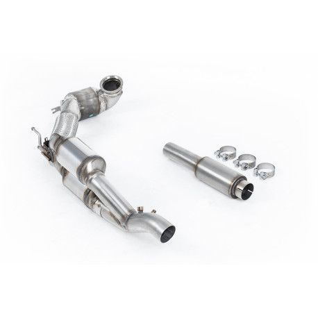 Izpušni sistemi Milltek Milltek HJS ECE downpipe with sports cat for Audi S3 2.0TFSI Quattro Saloon/Sedan 310PS & 333PS (8Y) (GPF) 2020+ | race-shop.si