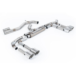 Milltek GPF-back exhaust (loudest) for Audi S3 Saloon/Sedan 310PS & 333PS (8Y) (GPF) 2020+ - Polished tips