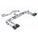 Izpušni sistemi Milltek Milltek Cat-back exhaust (loudest) for Audi S3 Saloon/Sedan 310PS (8Y) (non-GPF) 2022+ - Carbon tips | race-shop.si