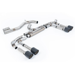 Milltek Cat-back exhaust (loudest) for Audi S3 Saloon/Sedan 310PS (8Y) (non-GPF) 2022+ - Carbon tips