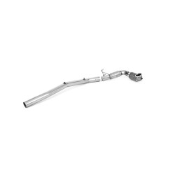 Milltek Large-bore downpipe with sports cat for Audi S3 2.0TFSI Quattro Sportback 310PS & 333PS (8Y) (GPF, race cat) 2020+