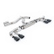 Izpušni sistemi Milltek Milltek GPF-back exhaust (loudest) Cerakote black tips for Audi S3 Sportback 310PS & 333PS (8Y) (GPF, Ovals) 2020+ | race-shop.si