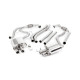 Milltek Cat-back exhaust (louder) for Audi S4 3.0 Turbo V6 (B9) (non-GPF) 2016+ - Burnt titanium GT-100 tips