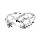 Milltek Cat-back exhaust resonated for Audi S4 3.0 Turbo V6 (B9) (non-GPF, Sport Diff) 2016+ - Titanium GT-100 tips