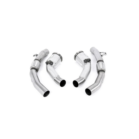 Izpušni sistemi Milltek Milltek Large-bore downpipes with cat bypass for Audi S8 4.0 TFSI V8 Saloon/Sedan (D5) (GPF) 2020+ | race-shop.si