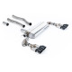 Milltek GPF-back exhaust for BMW 1 Series 128ti 5 Door 2021+ - Quad black tips