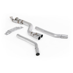 Milltek Secondary cat bypass non-resonated for BMW M2 Coupe (non-GPF, OE, BMW G87 M2 Secondary) 2023+