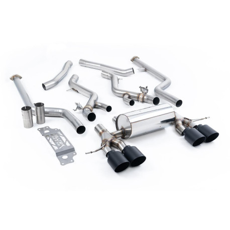 Izpušni sistemi Milltek Milltek Cat-back exhaust non-resonated for BMW M2 Coupe (non-GPF) 2023+ - Cerakote black tips | race-shop.si