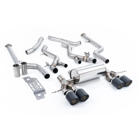 Izpušni sistemi Milltek Milltek Cat-back exhaust (loudest) for BMW M2 Coupe (GPF) 2023+ - Carbon tips | race-shop.si