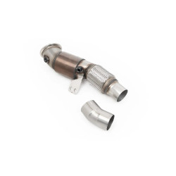 Milltek Large-bore downpipe with sports cat for BMW M340i (G20) Sedan Xdrive (non-GPF) 2021+