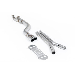 Milltek Secondary cat bypass non-resonated for BMW M3 (G80) S58 3.0 Turbo (non-GPF, OE) 2021+