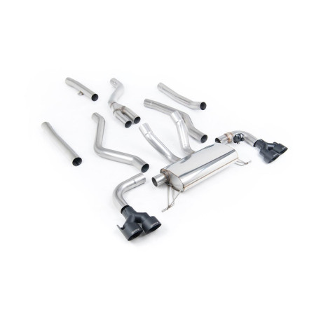 Izpušni sistemi Milltek Milltek Cat-back exhaust for BMW M440i (G22) Coupe (non-GPF) 2021+ - Black tips | race-shop.si