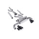 Izpušni sistemi Milltek Milltek Cat-back exhaust for BMW M440i (G22) Coupe (GPF) 2020+ - Black tips | race-shop.si