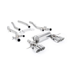 Milltek GPF-back exhaust for BMW M4 (G82) S58 3.0 Turbo (GPF) 2020+ - Polished tips